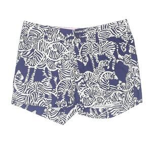 Lilly Pulitzer Size 0 Board Shorts with Zebra Print